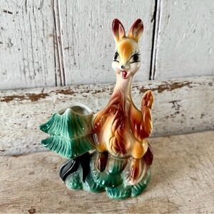 VTG Multicolor Ceramic Llama Figurine